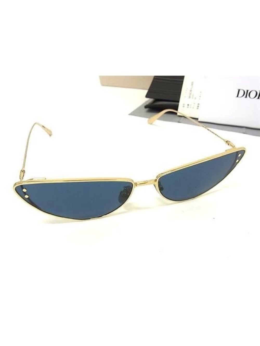 Dior Sunglasses Miss Gold Clear Blue Metal Eyewear